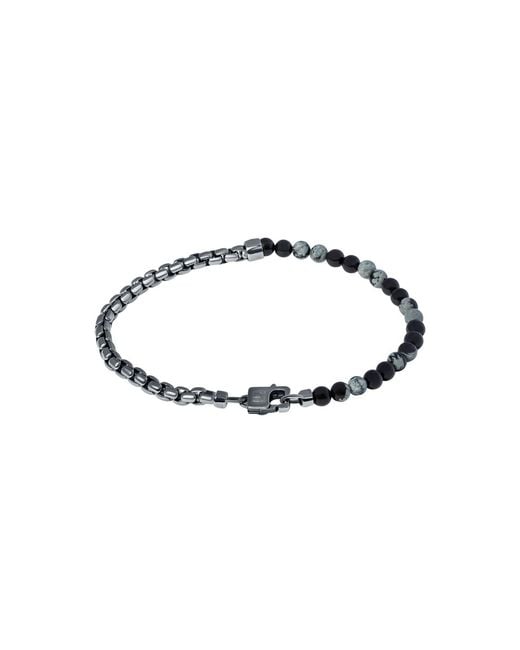 Tateossian Multicolor Sennit Beaded Box Chain Bracelet for men