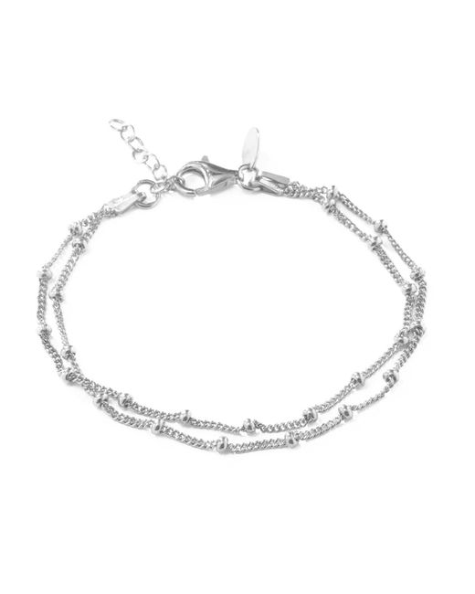 Muru Metallic Duo Bead Bracelet