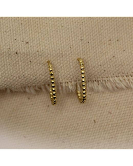 VicStoneNYC Fine Jewelry Metallic Ball Earrings