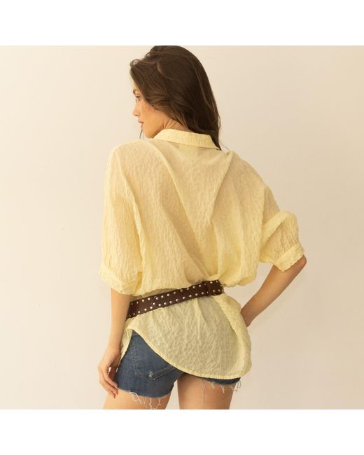 Muche Et Muchette Yellow Nila Shirt