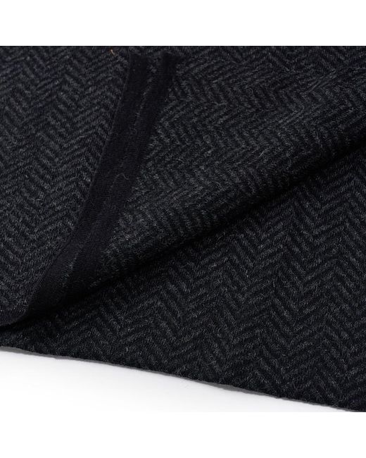 Mohair&Angora Black Mohair Shawl Lycia for men