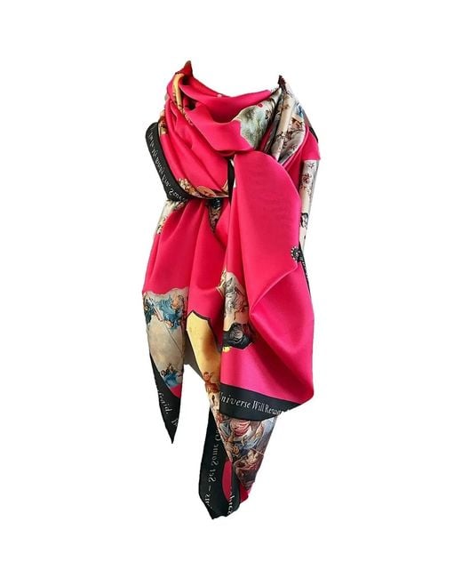 Maxjenny Pink Scarf