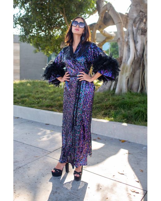 Jennafer Grace Black Marlene Wrap Dress