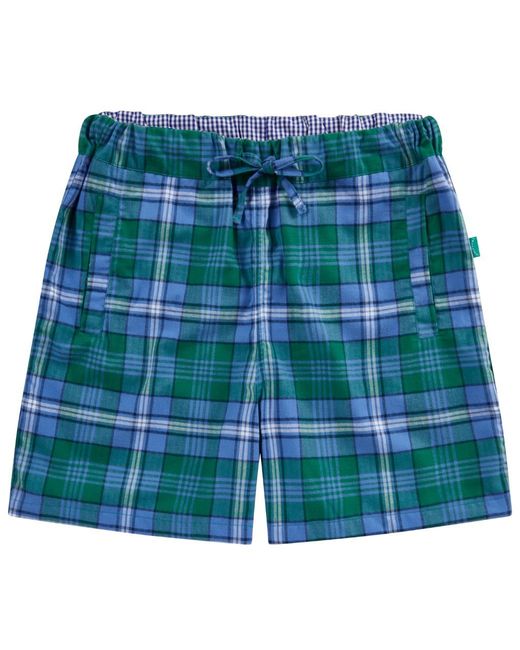 Lounge Blue Loungewear Shorts Sea Turtle Design for men