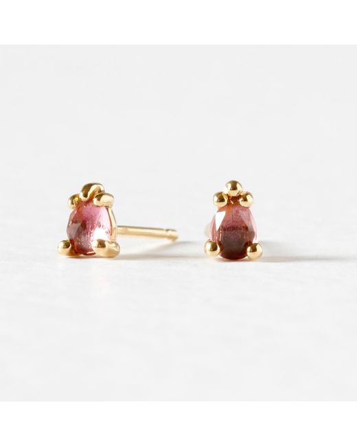Lee Renee Pink Tourmaline Earrings