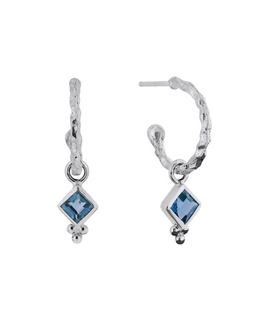 Charlotte's Web Jewellery Blue Divinity Princess Hoop Earrings