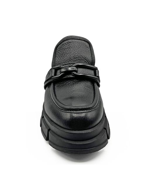 Beautiisoles by Robyn Shreiber Made in Italy Black Raquel Leather Comfortable Oxford For Work Or School