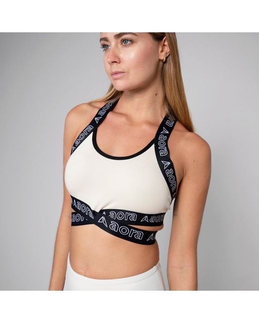 Aora Athletics Black Cross Bra