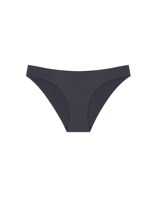 GOD SAVES QUEENS Blue Second Skin Ultimate Brief Graphite