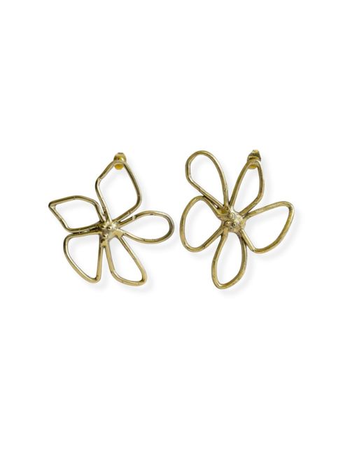 Martina Rozenberg Smira Jewelry Metallic Petal Whispers Earrings