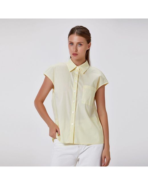 Smart and Joy Yellow Classic Short-Sleeve Shirt for men