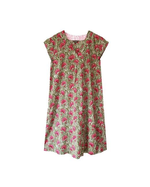 Lime Tree Design Brown Audrey Shift Jaipur