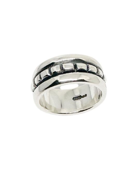Tg-Jewellery by Tamara Gervasio Metallic The Square Chunky Ring Handmade for men