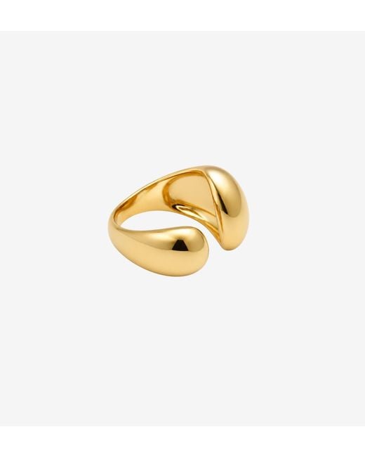 Uchi and Soto Metallic Kin Statement Open Ring