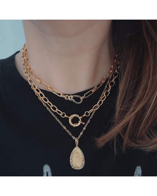 IN CAUDA VENENUM Metallic Circé Necklace