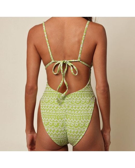 Montce Green Lime Icing Devin One-piece