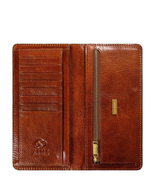 Time Resistance Brown A Coat Wallet For