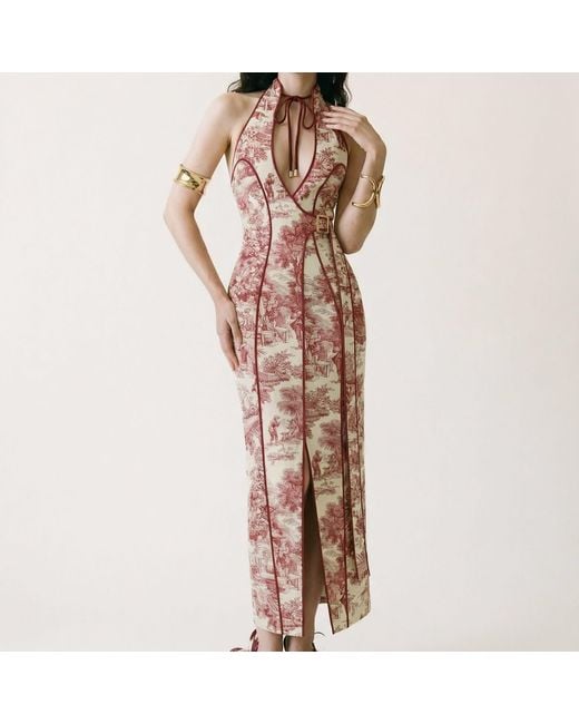 La Musa Red Rouge Jardin Dress