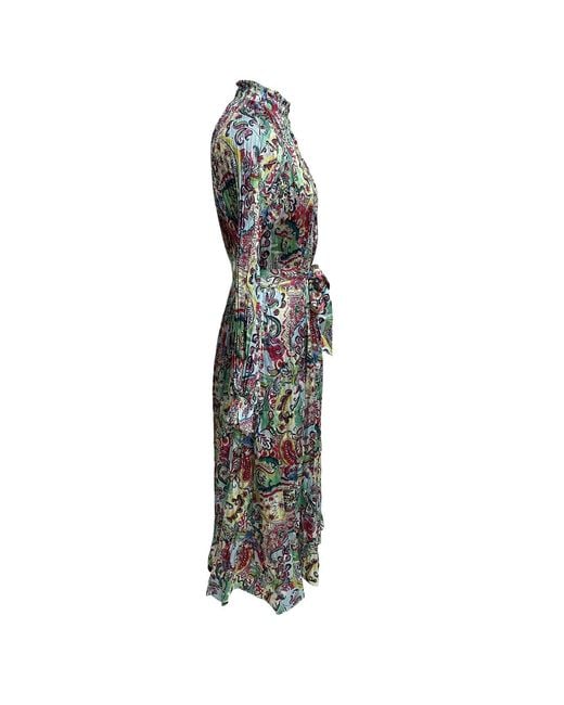 Zasta Studio Black Summer Print Edition Dress Eight