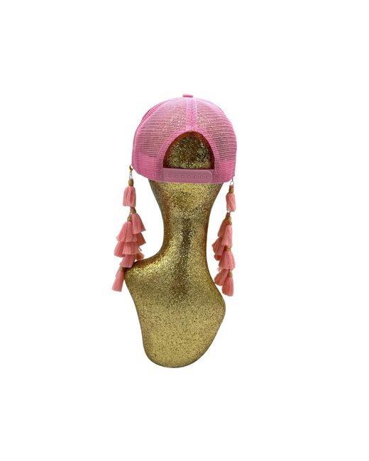 Julia Clancey Pink Disco Luxe Chacha Trucker Cap