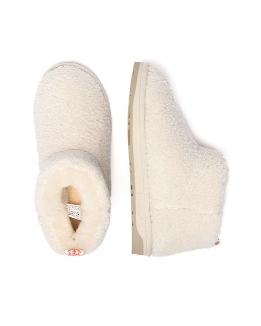 EverAu Australia White Neutrals Dotterel Ultra Plush Ankle Boots