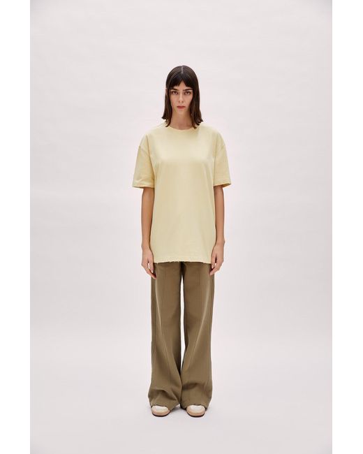 Pcfg Natural Neutrals Destroyed Logo Tee
