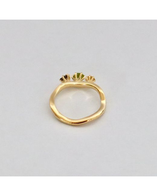 Gem Island Metallic Aura Ring