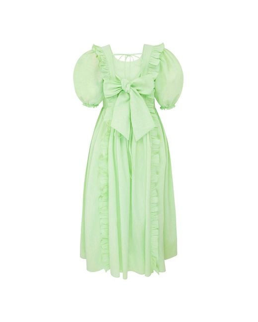 Lisa The Label Green Cafe Society The Lady Dress