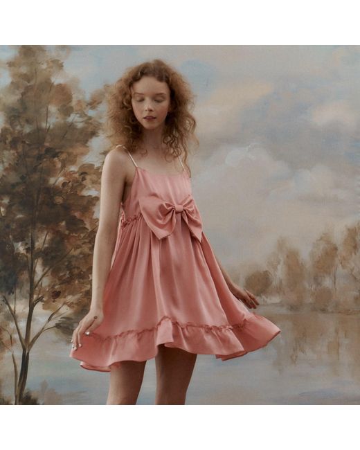 Lisa The Label Pink Angel Baby Bow Dress