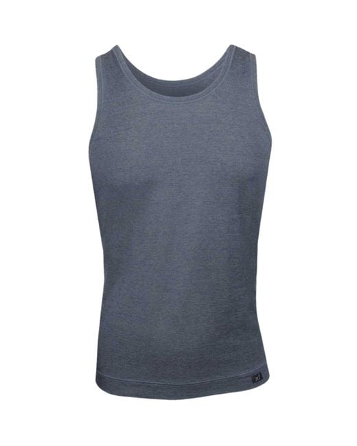 Zd - Zero Defects Blue Sport Tank Top for men