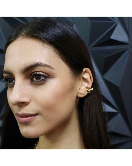Jagged Halo Jewelry Yellow Phoenix Ear Cuff
