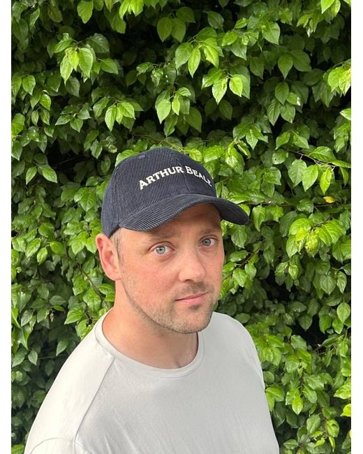 Arthur Beale Blue Cord Sailing Cap for men