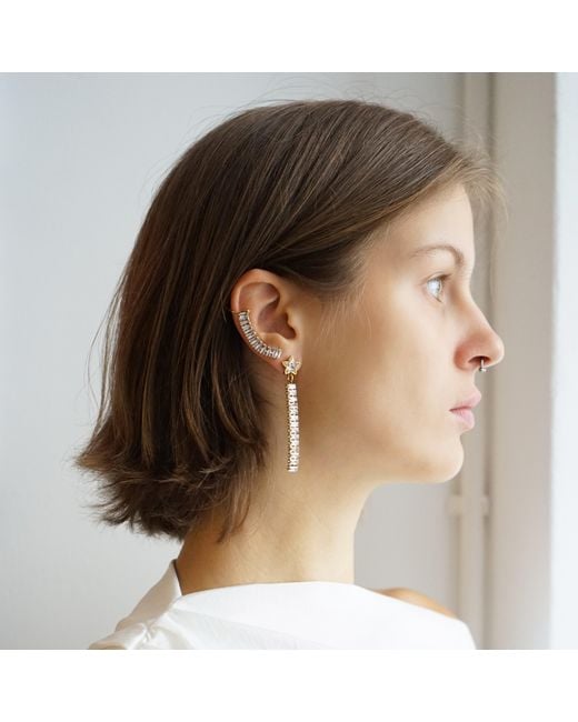 Smilla Brav Metallic Zirconia Ear Cuff