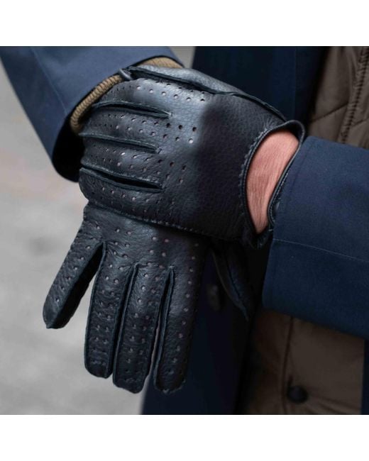 1861 Glove Manufactory Blue Monza for men
