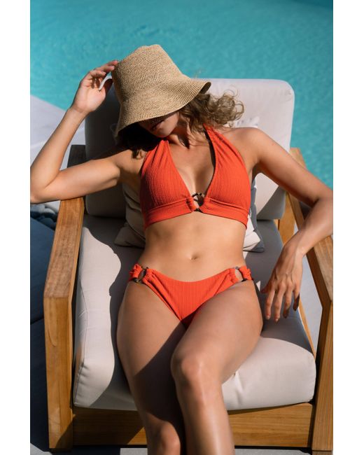 Change of Scenery Orange Ring Trim Bottom