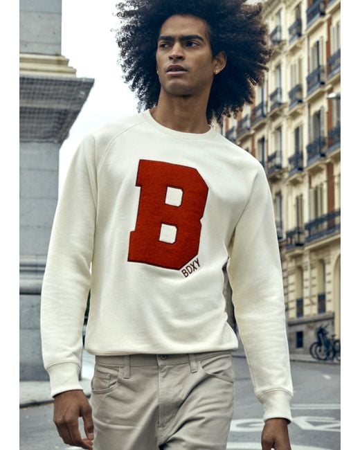Bdxy Studio White The Rigger B Sweater for men