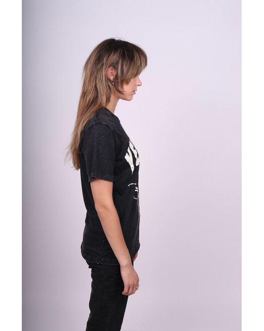 Any Old Iron Black Acid Wash Yeehaw T-Shirt