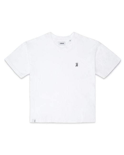 Comune White Nori Oversized Tee for men