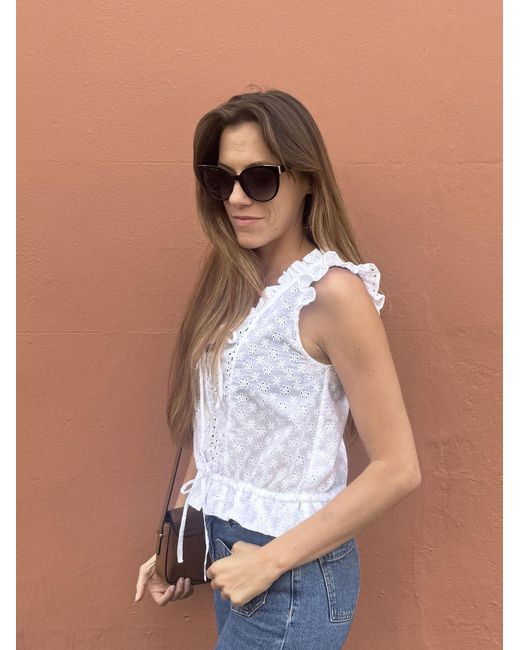 The Well Worn White The Marnie Top