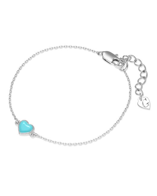 Grosse Metallic Platinum & Enamel Heart Bracelet, Series Pop Heart