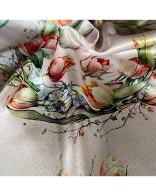 Ralufineart Metallic Tulips Reverie Scarf