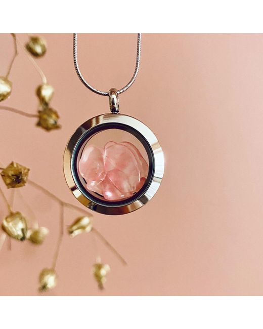 My Little Nature Pink Watermelon Tourmaline Necklace – Handcrafted Healing Gemstone Jewelry, Designer Pendant For Emotional Balance