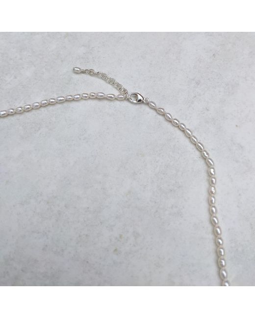 Kiri & Belle Metallic Kira Seed Pearl Sterling Necklace