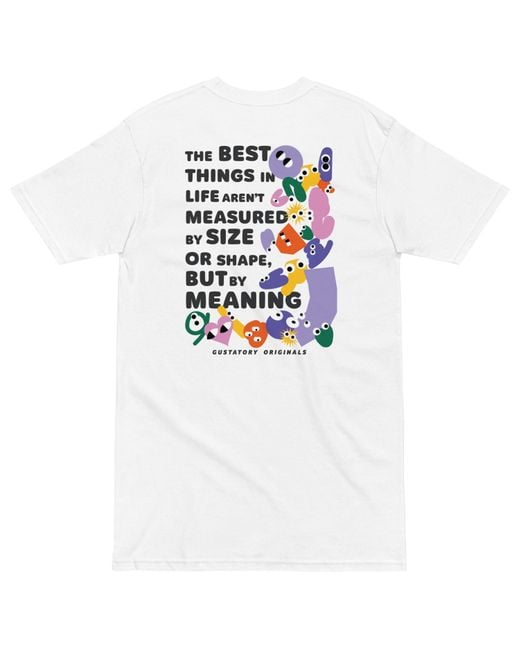 Anchor and Crew White Gustatory Originals Shapes & Heavy Cotton Embroidered T-Shirt for men