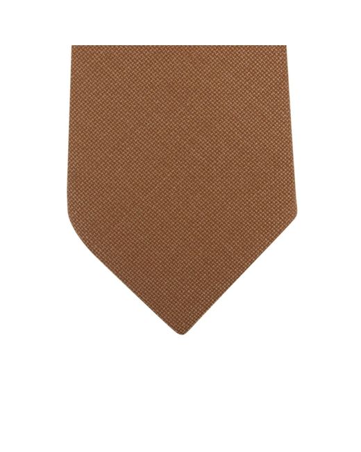 LE COLONEL Brown Neutrals Tiramisu Italian Wool Tie for men