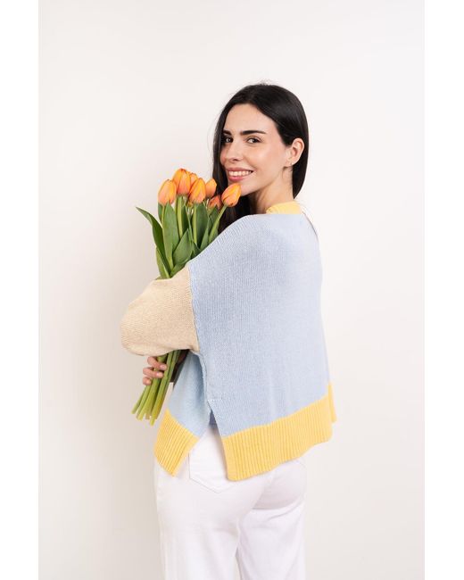 Mind Traveler Blue Sky, & Colour-Block Leti Cardigan