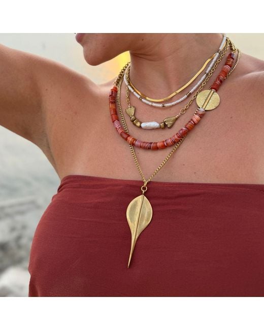 Rachel Nathan Yellow Sting Ray Necklace