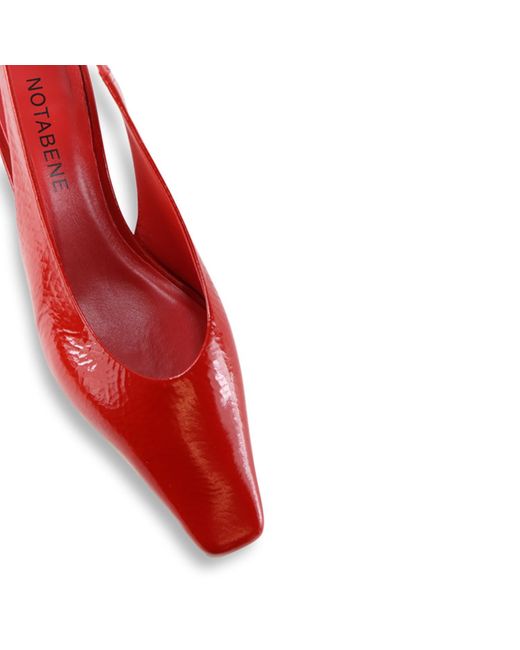 Notabene Red Eleonora Slingback, Patent