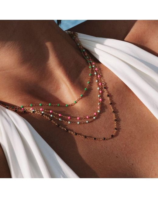 SET & STONES Metallic Kaz Necklace