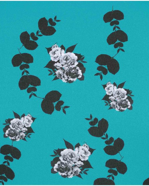Sophie Cameron Davies Blue Floral Maxi Jersey Skirt